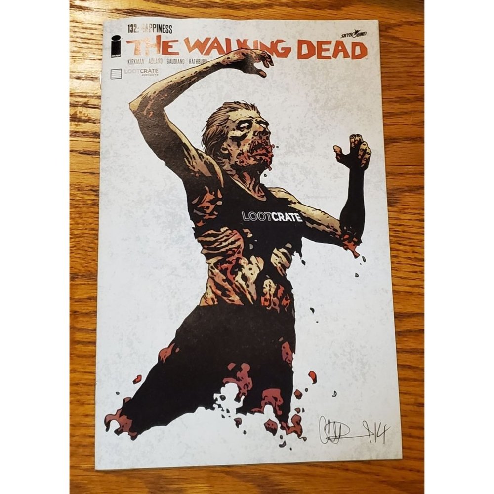 NEW Walking Dead 132 Variant Image Comics LootCrate 2014 Loot Crate Collectible